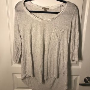 Gently Worn Bordeaux 3/4 sleeve shirt